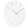 Designové nástěnné hodiny 5821WH white Karlsson 30cm