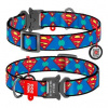 WAUDOG obojek nylonový DC Superman Logo Fastex QR