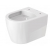 Duravit ME by Starck - Závesné WC, Rimless, s WonderGliss, alpská biela 25300900001