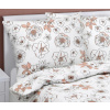 Obliečky bavlnené lososový kvet 140x200, 70x90 cm