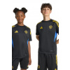 Detské tričko adidas Performance Manchester United čierna farba, s potlačou, JP3137 152