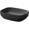 Cersanit Larga umývadlo 50x38.5 cm obdĺžnik pultové umývadlo antracitová K677-013