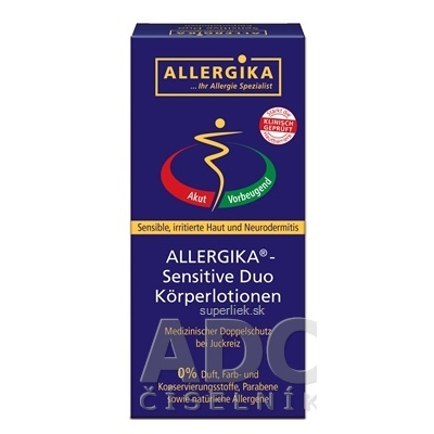 ALLERGIKA SENSITIVE DUO (Lipolotio Sensitive 200 ml + Hydrolotio Sensitive 200 ml), 1x1 set, 4051452532539