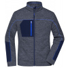 James&Nicholson Dámska fleecová mikina JN1817 Navy Melange XXL