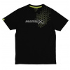 Matrix Tričko Black Hex Print T-Shirt - XXL