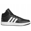 adidas Hoops 3.0 Mid core black cloud white grey six Čierna