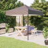 zahrada-XL Skladací párty stan sivohnedý 2x2 m 93498