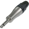 Neutrik NP2XL jack konektor 6.35 mm zástrčka, rovná Pólov: 2 čiernobiela strieborná 1 ks; NP2XL