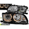SVETLOMETY ANGEL EYES CHRÓMOVÉ pre BMW E46 09.01-03.03 COUPE CABRIO