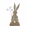 Veľkonočná figúrka drevený zajac 19,5 cm