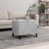 zahrada-XL Konferenčný stolík betónovosivý 60x44,5x45 cm spracované drevo 830960