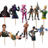 TOPPER PIKERY NA TORT OZDOBNÉ DEKORÁCIA SADA - FORTNITE HRY ROZPRÁVKA 10ks