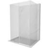 Mexen Rox-3SL, 3-stenný sprchový kút 120 x 95 cm, 8mm číre sklo, biely profil, 8C2L-120-095-20-00-3S