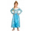 Kostým pre dievča - Elsa kostým Queen of Ice Blue 95-105 (Kostým Snow Queen Blue 97-114 cm)