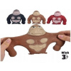 GNIOTEK, GORILLA na naťahovanie, 3 farby (Gorilla Stretchy Squishy Antistresová hračka pre 4-ročné dieťa SQUISHY)