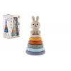 Teddies Pyramída stohovacia skladačka 7ks v krabičke 6m+