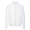 White Men's Sweat Jacket Fruit of the Loom biela XL Fruit of the Loom 5904882116253