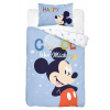 DETEXPOL Obliečky do postieľky Mickey Cool blue Bavlna, 100/135, 40/60 cm