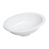 Omnires Shell M+ zápustné umývadlo, 38 × 25 cm lesklá biela SHELL380UPBP