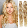 Vlasy pre metódu Tape IN 60cm kučeravé - najsvetlejšia blond