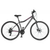 BICYKEL AUTHOR HORIZON ASL- matná šedá/ružová - 2024 Veľkosť: 17