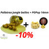 Výhodný nákup Pallatrax dipované boilies Jungle + POPup Jungle 14mm