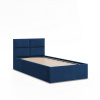 Signal Čalúnená posteľ BORGO 90x200 cm s roštom Modrá I