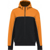 DESIGNED TO WORK WK 450 / Unisex pracovná 3-vrstvová softshellová bunda - čierna/oranžová XXL