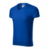 Malfini SLIM FIT V-NECK 146 Tričko pánske L, Kráľovská modrá