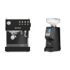 Ascaso Steel DUO, Black + Eureka Atom 60, black
