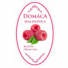 Samolepka na fľašu MALINOVICA domáca 16ks etikiet