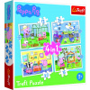 Puzzle Prasiatko Peppa 4v1