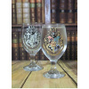 Paladone Sklenice Harry Potter měnící se znak Bradavic 400 ml