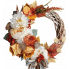 Veniec na dvere - Jesenné veniec z kvetov dvere čelenka veniec (Veniec na dvere - Jesenné veniec z kvetov dvere čelenka veniec)