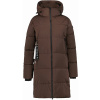 Luhta ·Dámsky Kabát Eisele s kapucňou Farba: Tmavohnedá, Veľkosť: 36