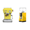 Ascaso Dream PID, Sun Yellow + Eureka Mignon Specialita, CR yellow