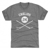 Detroit Red Wings - Chris Chelios Sticks Gray NHL Tričko XXL/USA=3XL/EU