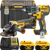 DEWALT 18V XR Aku sada vŕtačky DCD791 a uhlovej brúsky 125mm DCG405, 2x 5,0 Ah DCK2020P2T-QW