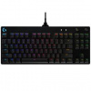 Klávesnica Logitech Gaming G Pro, GX Blue Clicky, US (920-009392) čierna