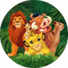 CUKROVÁ TLAČ jedlý obrázok na tortu Cukrová hmota SIMBA Leví kráľ HAKUNA MATATA #3