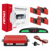 AMiO LED COB sada spätných parkovacích senzorov, 4 senzory, čierna, vnútorná, 16,5 mm, amio-02285