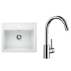 Blanco Set 07-B 25 Mida (Legra 6 + Mida Chróm) biela 523 334, 517 742