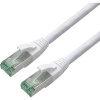 roline recycled material RJ45 sieťový prepojovací kábel CAT 6A S/FTP 2.00 m biela dvojžilový tienený; 21.45.3262