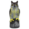 Plašič vtákov, Sova, solárna, svietiace oči, 41cm, zvuk