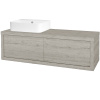 Dreja Umývadlová skriňa STORM SZZ2 120 (umývadlo Joy 3) - D05 Oregon / D05 Oregon / Levé
