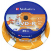 DVD-R VERBATIM Printable 4,7GB 16X 25ks/cake*AZO (43538)