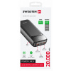 Powerbanka Swissten Power Line II 20 000 mAh čierna