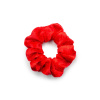 Velúrová gumička scrunchie Simply red