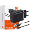 MCDODO NABÍJAČKA PRE SAMSUNG 2XUSB 12W + RÝCHLY USB-C KÁBEL 1M