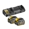 DeWALT DCB132T2 dvojitá nabíjačka + 54V 2x6,0Ah FLEXVOLT